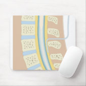 Epidurale Anästhesie Mousepad (Mit Mouse)