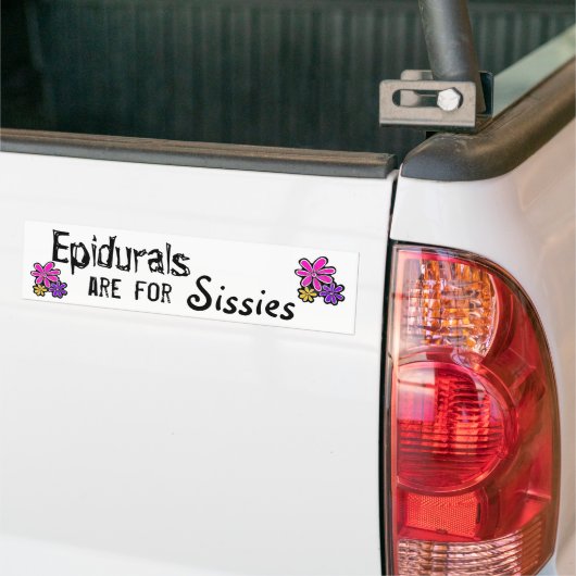 Epidurals sind für Weichlinge Autoaufkleber (Auf Lkw)
