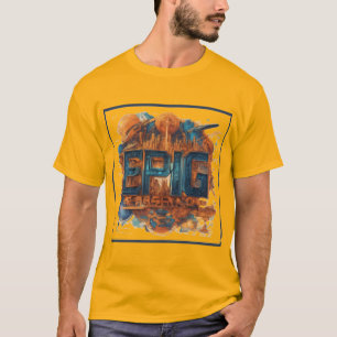 Epig Futuristic SciFi Movie Title Design - High D T-Shirt