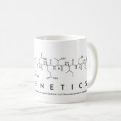 Epigenetics Peptid-Namen-Tasse Kaffeetasse (VorderseiteRechts)