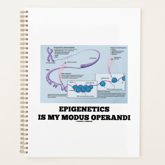 Epigenetik ist mein Modus Operandi Mechanismen Planer (Vorderseite)