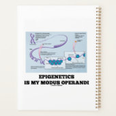 Epigenetik ist mein Modus Operandi Mechanismen Planer (Rückseite)