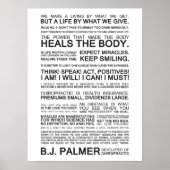 Epigrams & Quotes von B.J. Palmer Poster (Vorne)
