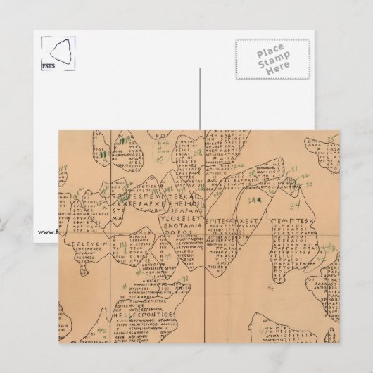 Epigraphkarte Postkarte (Vorne/Hinten)