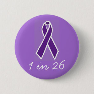 Epilepsie "1 in 26" Knopf Button
