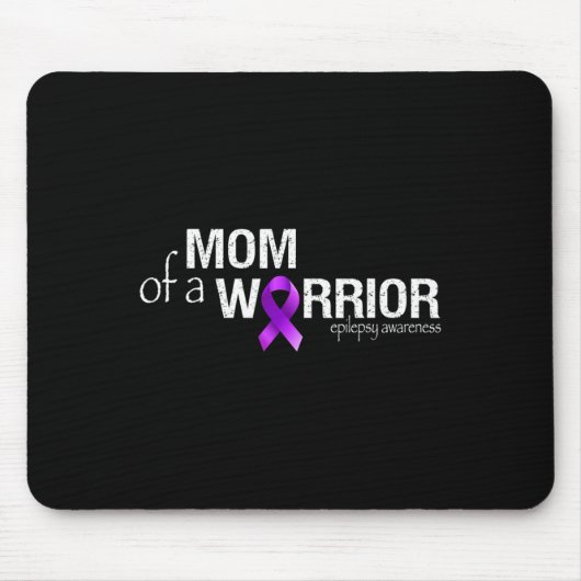 Epilepsie Aufklärung Monat Mama eines Kriegers Lil Mousepad (Vorne)