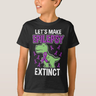 Epilepsie Aussterben T-Rex Epilepsie Aufklärung Mo T-Shirt