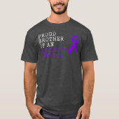 Epilepsie Awareness Aware Fun Epileptic Warrior T-Shirt (Vorderseite)