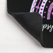 Epilepsie Awareness Boho Rainbow Mousepad (Ecke)