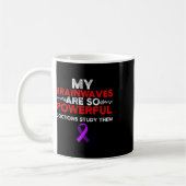 Epilepsie Awareness Brain Waves Epileptic Warrior  Kaffeetasse (Links)