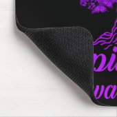 Epilepsie Awareness Butterfly Mousepad (Ecke)