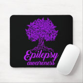 Epilepsie Awareness Butterfly Mousepad (Mit Mouse)
