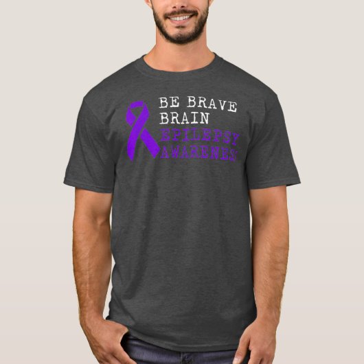 Epilepsie Awareness Choice Fun Epileptic Warrior T-Shirt (Vorderseite)