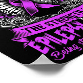 Epilepsie Awareness Epilepsy Awareness Day Disease Poster (Ecke)