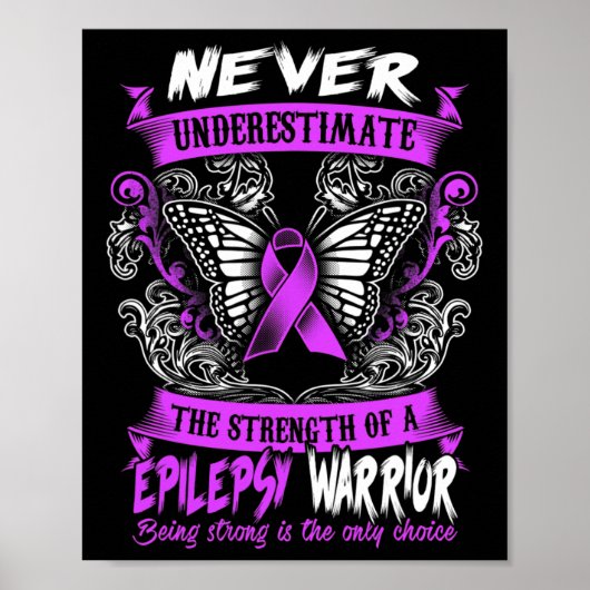 Epilepsie Awareness Epilepsy Awareness Day Disease Poster (Vorne)