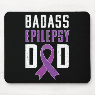 Epilepsie Awareness Epilepsy Vater Lila Ribbon Mousepad
