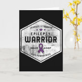 Epilepsie Awareness Epilepsy Warrior Seit 2007 Karte (Gelbe Blume)