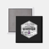 Epilepsie Awareness Epilepsy Warrior Seit 2007 Magnet (Vorderseite/Rückseite)