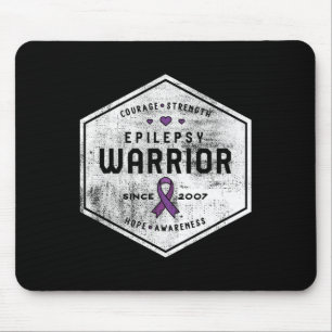 Epilepsie Awareness Epilepsy Warrior Seit 2007 Mousepad