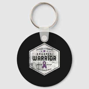 Epilepsie Awareness Epilepsy Warrior Seit 2007 Schlüsselanhänger