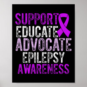 Epilepsie Awareness Epileptic Warrior Survivor 10 Poster