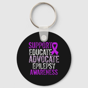 Epilepsie Awareness Epileptic Warrior Survivor 10 Schlüsselanhänger