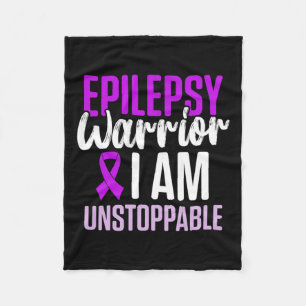 Epilepsie Awareness Epileptic Warrior Survivor 23 Fleecedecke