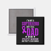 Epilepsie Awareness Epileptic Warrior Survivor 6 Magnet (Vorderseite/Rückseite)
