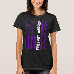 Epilepsie Awareness Epileptic Warrior Survivor 7 T-Shirt