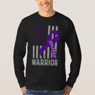 Epilepsie Awareness Epileptic Warrior Survivor T-Shirt