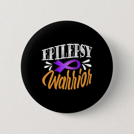 Epilepsie Awareness Fights Usa Epileptic Warrior S Button (Vorderseite)