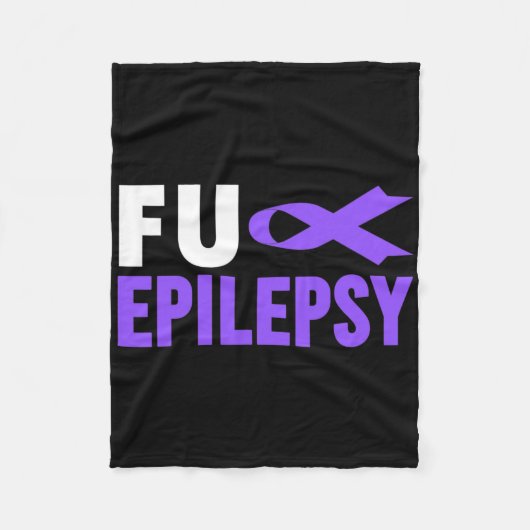 Epilepsie Awareness - Fu Epilepsie Awareness Epile Fleecedecke (Vorderseite)
