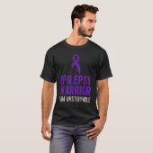 Epilepsie Awareness Fun Medical Epileptic Warrior T-Shirt (Vorne ganz)