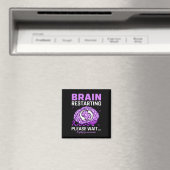 Epilepsie Awareness Funny Brain Neustart Bitte W Magnet (In Situ (Geschirrspüler))