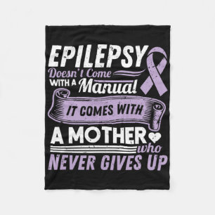 Epilepsie Awareness Mama kommt nicht mit einem Han Fleecedecke