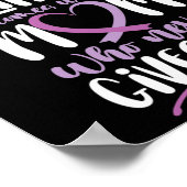 Epilepsie Awareness Mama kommt nicht mit einem Han Poster (Ecke)