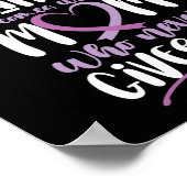 Epilepsie Awareness Mama kommt nicht mit einem Han Poster (Ecke)