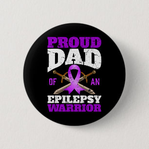 Epilepsie Awareness Monat Proud Vater einer Epilep Button