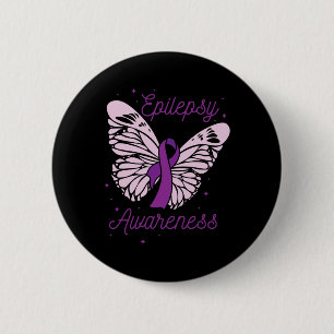 Epilepsie Awareness Montag Lila Multibbon-Advocate Button