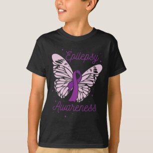 Epilepsie Awareness Montag Lila Multibbon-Advocate T-Shirt