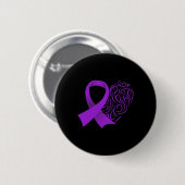 Epilepsie Awareness Montag Lila Multifunktionsleis Button (Vorne & Hinten)