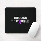 Epilepsie Awareness Month Ehemann einer Kriegerpur Mousepad (Mit Mouse)