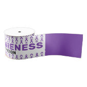 Epilepsie Awareness Pattern Ribbon Ripsband (Spule)