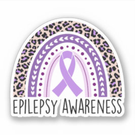 Epilepsie Awareness Rainbow Epilepsy Warrior Aufkleber
