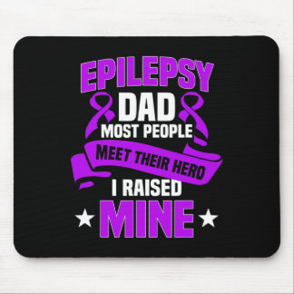 Epilepsie Awareness Ribbon Vater Krampfanfall Fett Mousepad