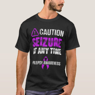 Epilepsie Awareness Seizure Epileptic Warrior Surv T-Shirt