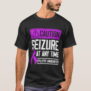 Epilepsie Awareness Seizure Epileptic Warrior Surv T-Shirt