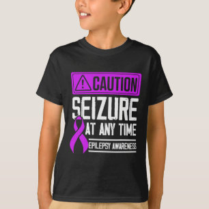 Epilepsie Awareness Seizure Epileptic Warrior Surv T-Shirt