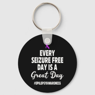 Epilepsie Awareness Seizure Free Epileptic Warrior Schlüsselanhänger