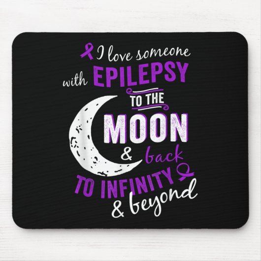 Epilepsie Awareness Shirts - Epilepsy Awareness Pr Mousepad (Vorne)